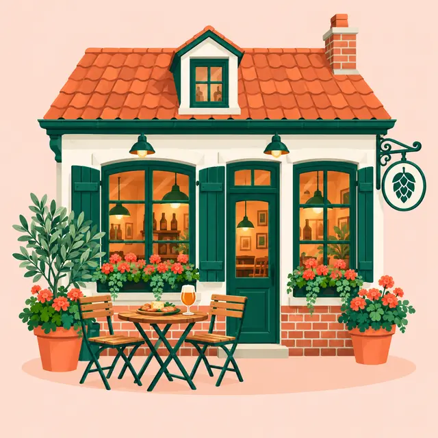 Illustration : Brasserie / estaminet