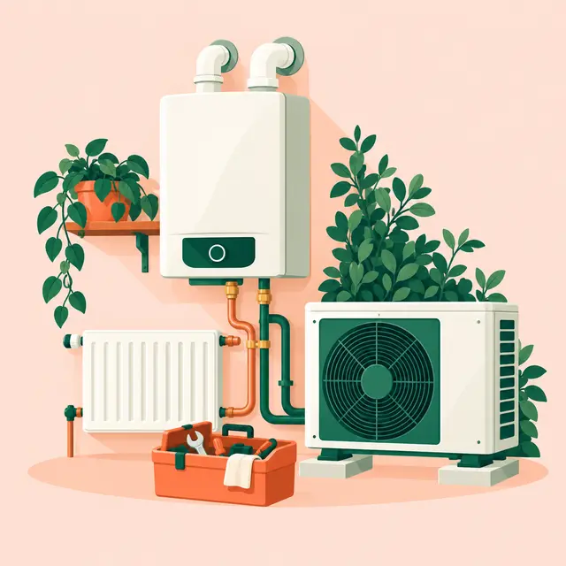 Illustration : Chauffagiste / climaticien